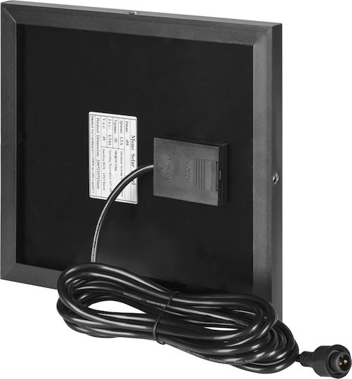 Rebel Στεγανός Ηλιακός Προβολέας LED 6W Ψυχρό Λευκό 6800K με Τηλεχειριστήριο IP65