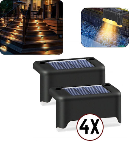 Комплект 4 Соларни Светлини 0.2W 6лм IP44 8смx4.5смx4.4смсм.
