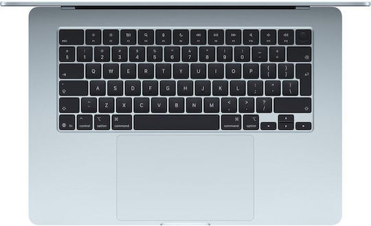 Apple MacBook Air 15,3" IPS Retina Display (M4-10-Kern/16GB/256GB SSD/10-Kern-GPU) mit 35W Doppel-Ladegerät Himmelblau (Tastatursprache Internationales Englisch)
