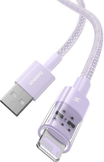 Baseus Gem USB-A to Lightning Cable Purple 2m (P10373003511-01)