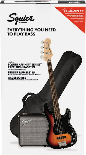 Fender Affinity Ηλεκτρική Κιθάρα ST Style Μαύρη με Θήκη