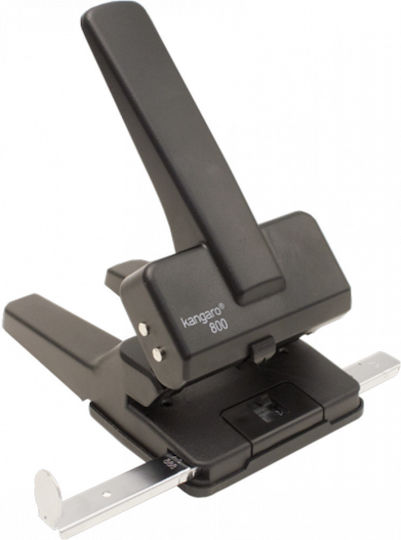 Kangaro No 800 Paper 2-Hole Puncher with Guide for 65 Sheets