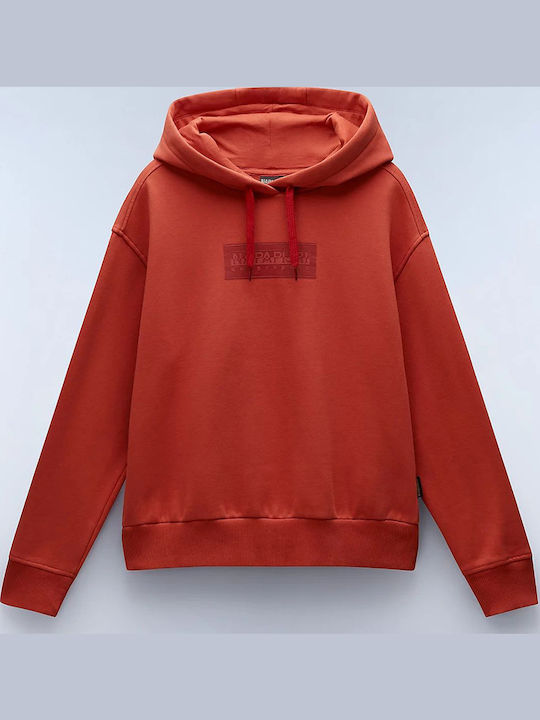Napapijri Women's Sweatshirt Hooded Orange