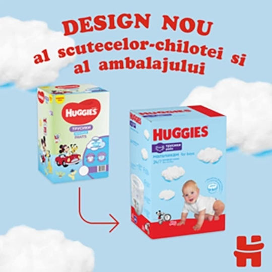 Huggies Scutece chiloțel Nr. 6 pentru 15-25kg 60buc