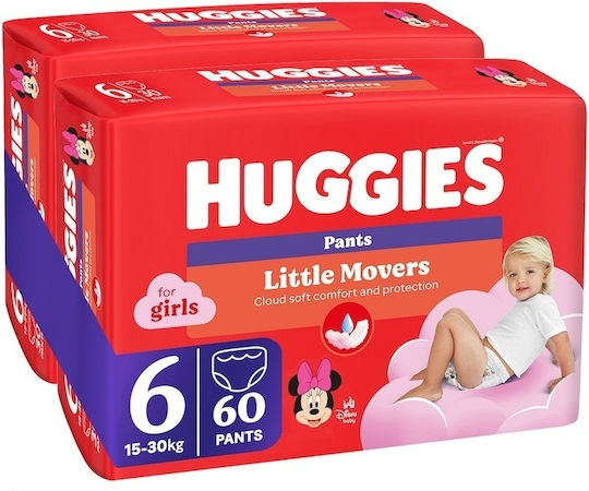 Huggies Πάνες με Αυτοκόλλητο No. 6 για 15-25kg 60τμχ