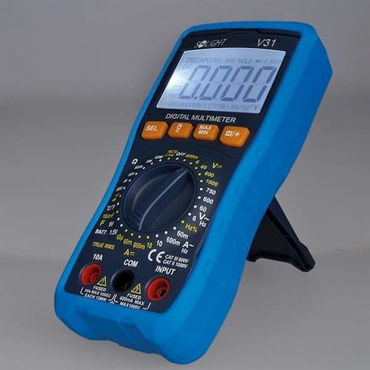 Solight Multimetru digital cu Măsurare AC / DC / Rezistență / Capacitate / Temperatură