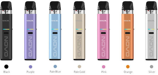 Smok Pod Kit 2ml με Ενσωματωμένη Μπαταρία 1000mAh Silver