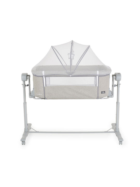 Cangaroo Cradle-Park C`est la Vie with Mattress and Wheels Light Grey
