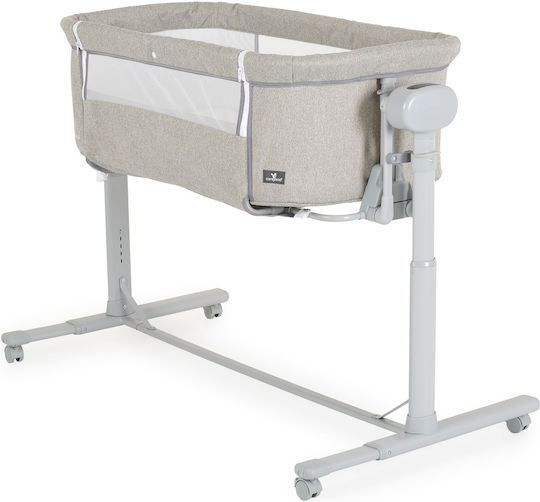 Cangaroo Cradle-Park C`est la Vie with Mattress and Wheels Light Grey
