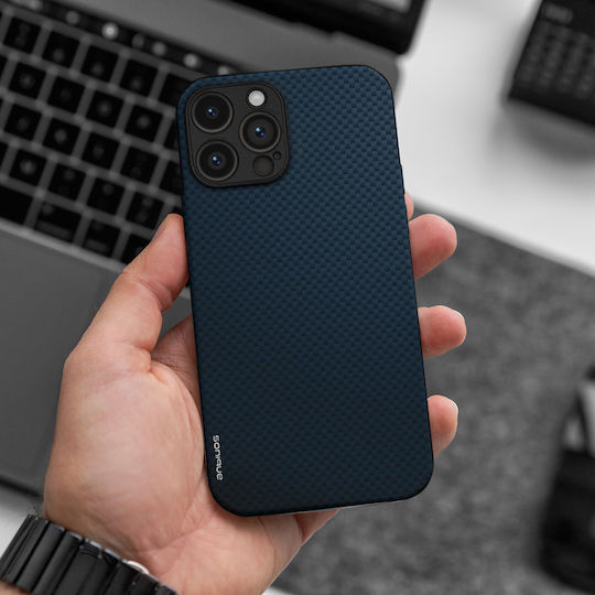Калъф Sonique Carbon Series за Oppo Reno12 Pro 5G Син