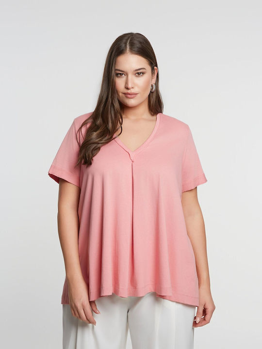 Women's T-shirt Pink 8139.1112.NETTO Dark Pink