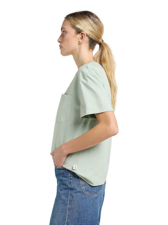 Damen T-Shirt Bay Leaf Mint
