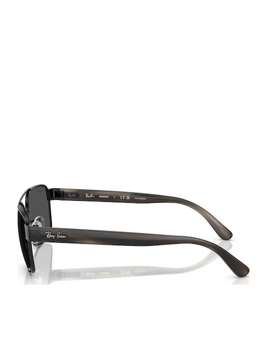 Ray Ban Chromance Ανδρικά Γυαλιά Ηλίου με Μαύρο Μεταλλικό Σκελετό και Μαύρο Polarized Φακό RB3751CH 002/K8
