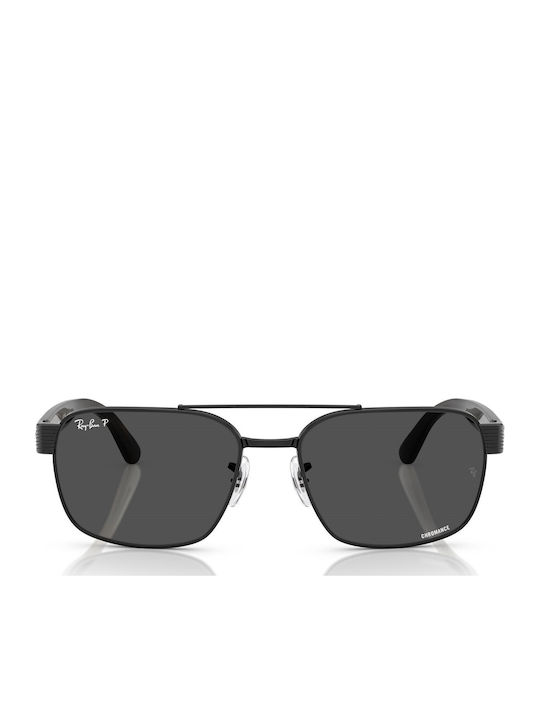 Ray Ban Chromance Ανδρικά Γυαλιά Ηλίου με Μαύρο Μεταλλικό Σκελετό και Μαύρο Polarized Φακό RB3751CH 002/K8
