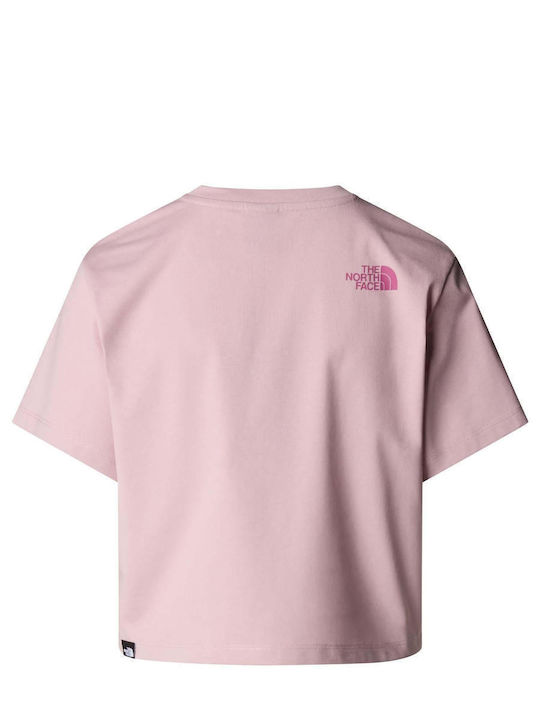 Γυναικείο Crop T-shirt Ροζ