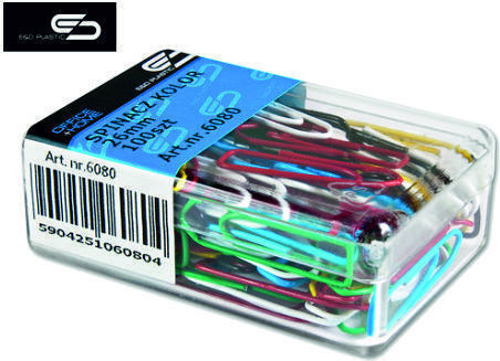 Exas Paper Set of 100pcs Paper Clips Νο.3 28mm 089404476
