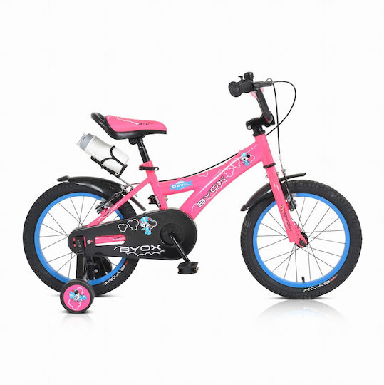 Byox Devil 16" Kids Bicycle BMX Pink