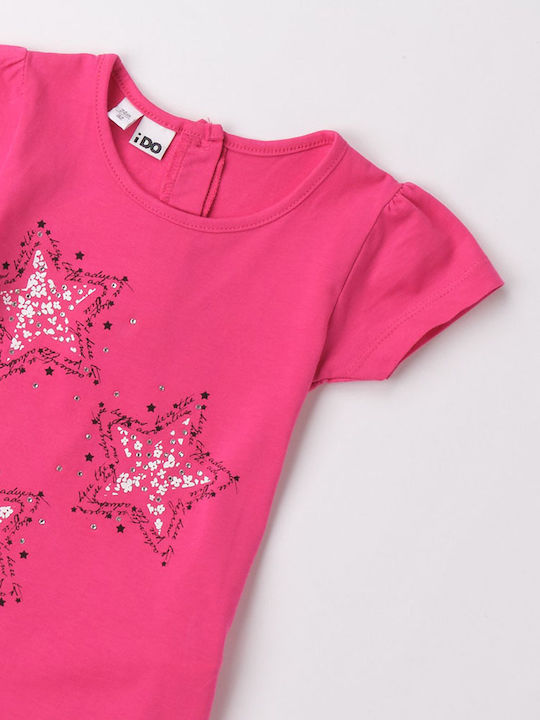 Kinder-T-Shirt Fuchsie