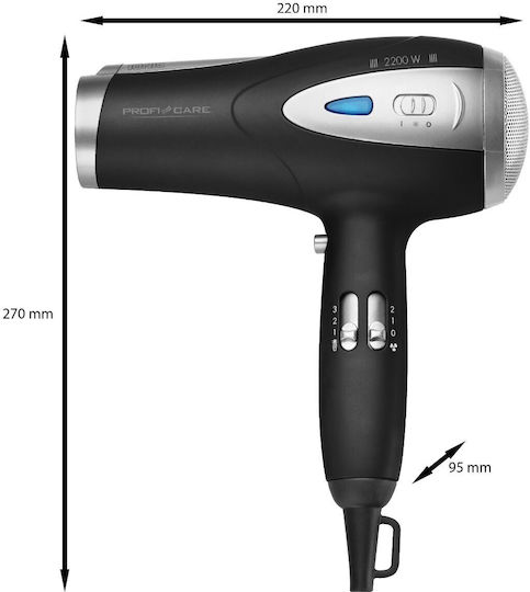ProfiCare Πιστολάκι Μαλλιών 2200W