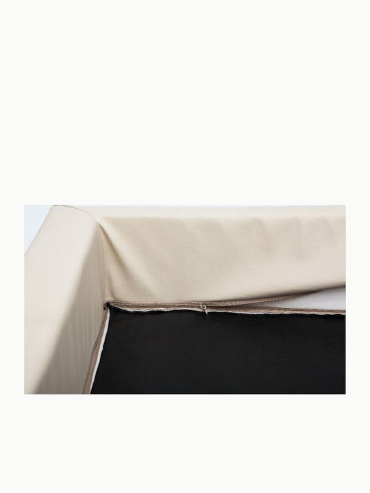 Hobbydog Mattress Dog Rectangle Beige 93x62cm