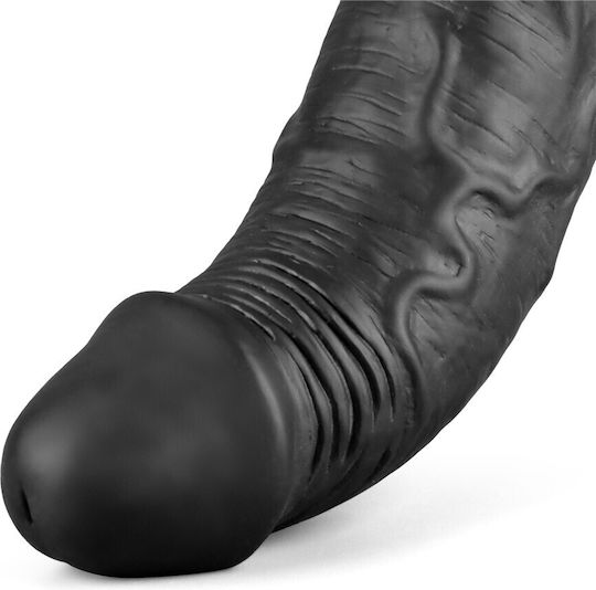 Softee Ρεαλιστικός Δονητής 23.7cm Μαύρος