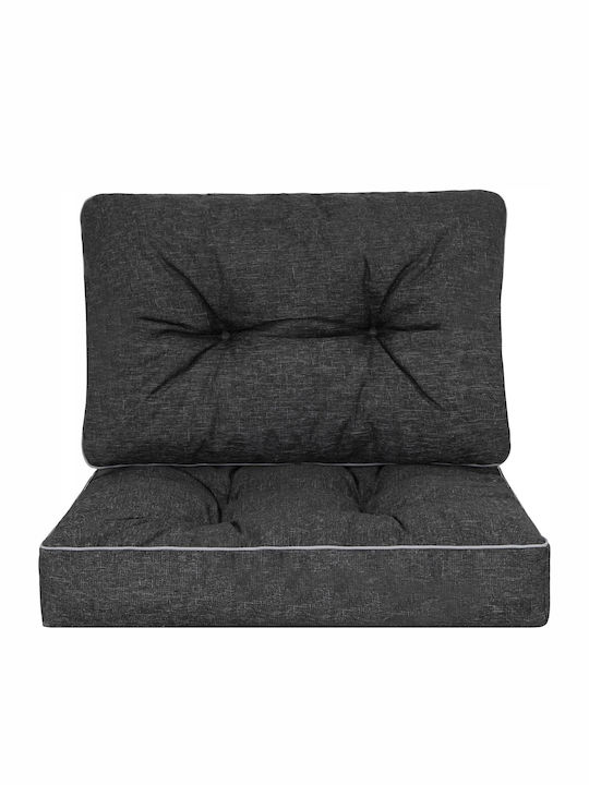 Canapea Pat pentru câini Negru 60x60cm.