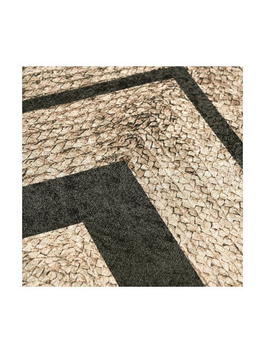 Beauty Home Living Room Rug Rectangular Jute Beige-Black 120x180cm