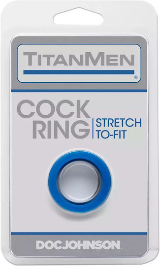 Doc Johnson TitanMen Tools Cock Ring Blue