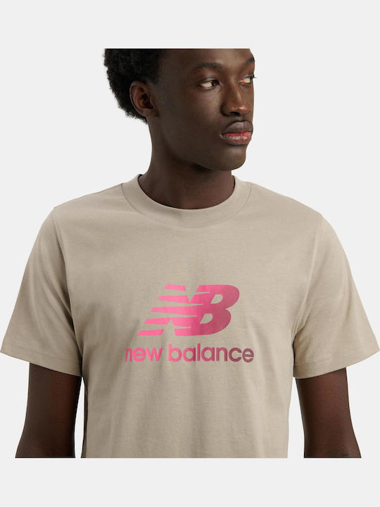 Αθλητικό T-shirt Μπεζ