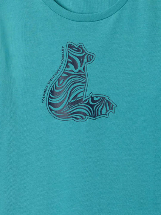 Kids' T-shirt Turquoise MISSION LAKE