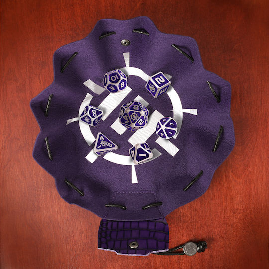 Enhance 7pc Metal Rpg Dice Collector's Edition Purple