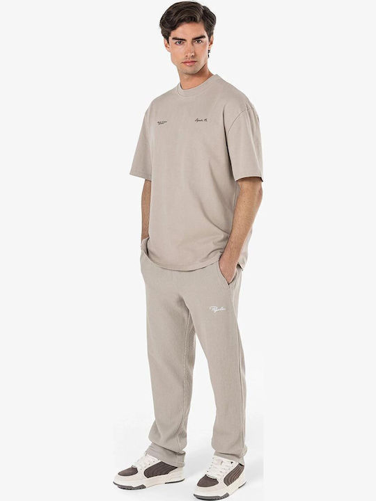 T-shirt Washed Dark Stone
