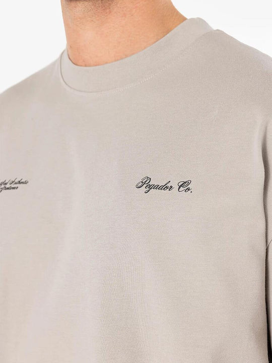 T-shirt Washed Dark Stone