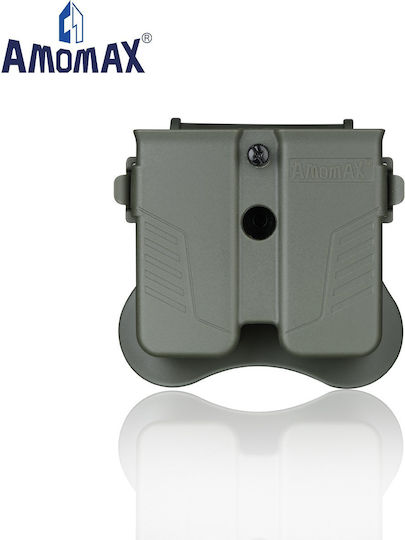 Amomax Universal Double Pistol Magazine Pouch Green