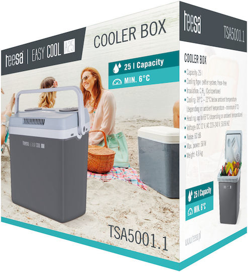 Teesa A25 Frigider Portabil Termoelectric 25lt 12V Gri