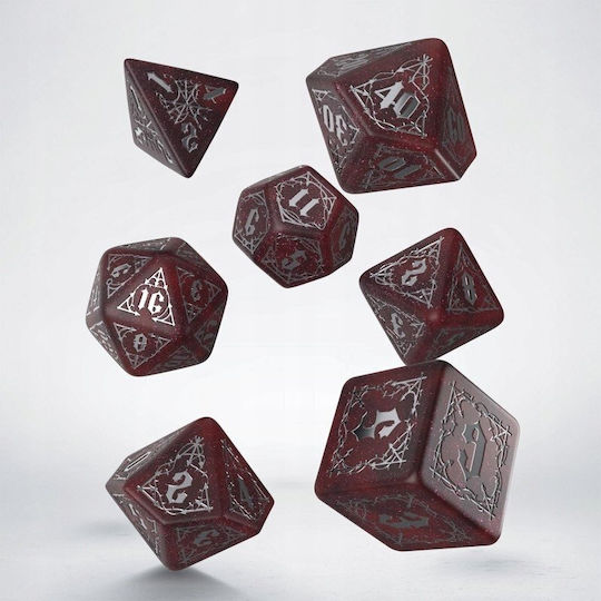 Q-workshop Bloodsucker Dice Set Scarlet