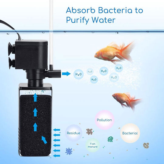 Nobleza Internal Filter 6W with Performance 500lt/h