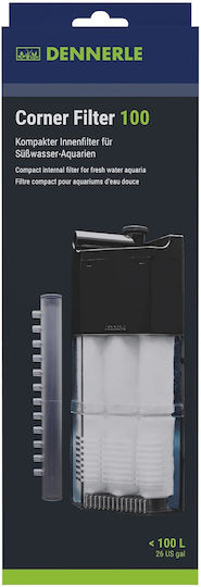 Dennerle Nano Clean Corner Internal Filter 2W for Aquariums up to 150lt