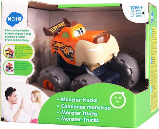 Jucarii Bebe Monster Truck Angry Leopard Camion