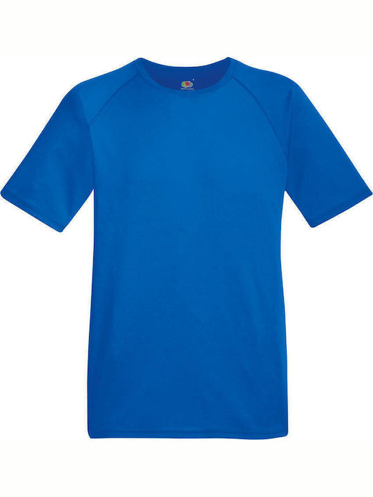 Fruit of the Loom Performance T Tricou bărbătesc Royal