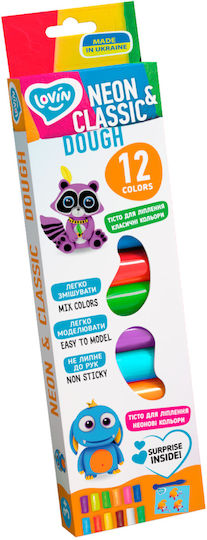 Okto Neon Und Klassische Knete Box Mit 12 Farben Für 3+ Jahre