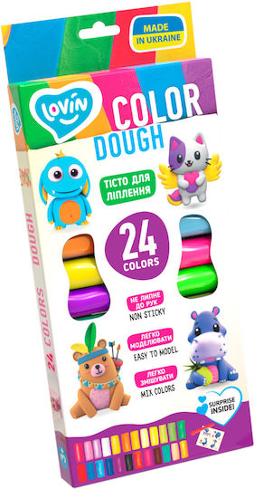 Okto Plasticină în Casetă Shine and Aroma pentru 3+ Ani 24 Bucăți