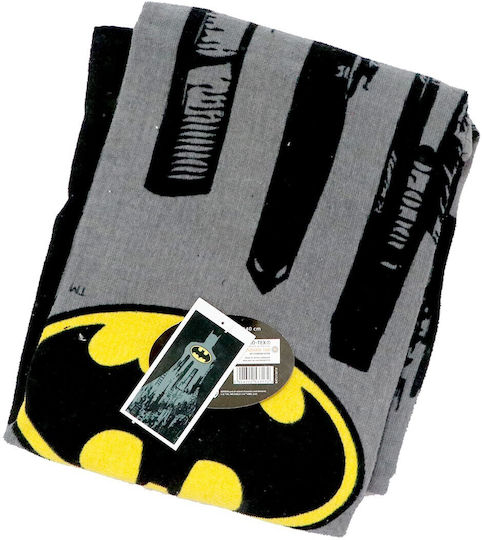 Batman Kinder-Strandtuch 70x140cm Bat213010 Schwarz
