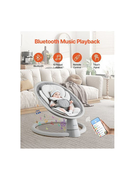 Vevor Elektrisch Baby Relax mit Musik Gray für Kind bis 9kg
