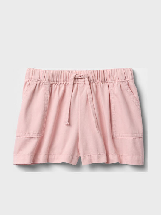 Kinder-Shorts/Bermudas Stoff Misty Rose Pink