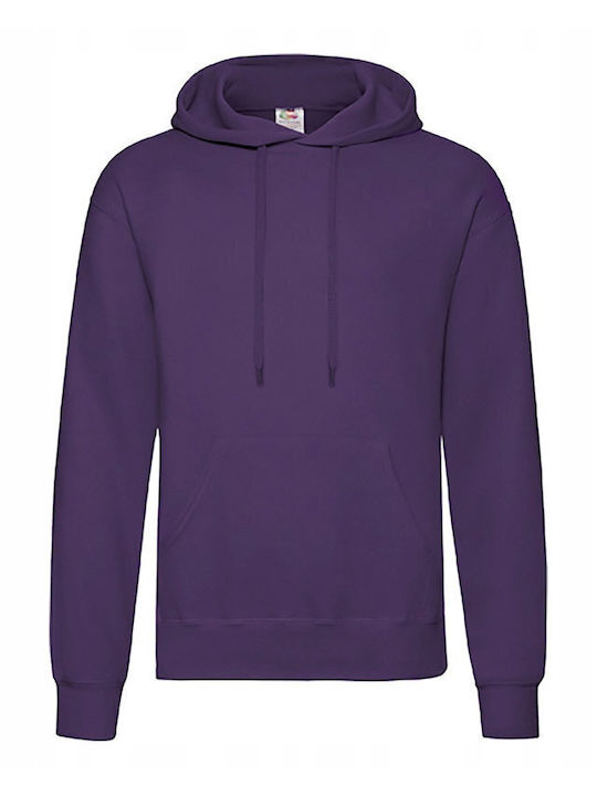 Men's Hooded Sweatshirt New Purple