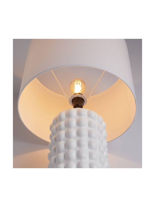 Butlers Ceramic Table Lamp with Beige Shade and Base
