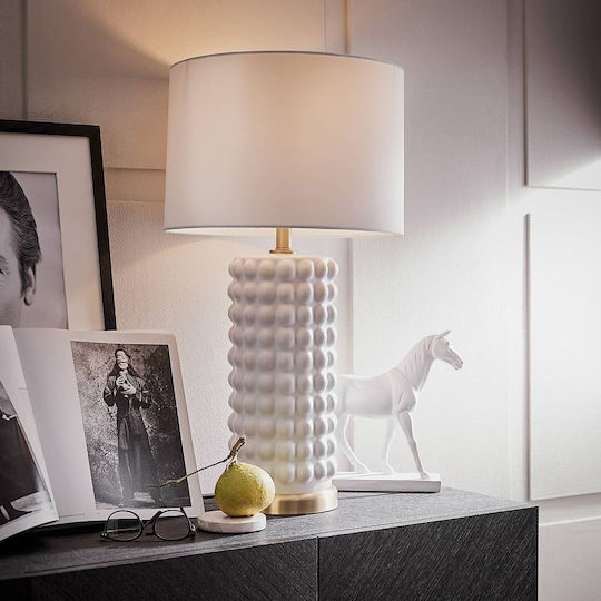 Butlers Ceramică Lampă de masă cu Abajur Bej și Bază