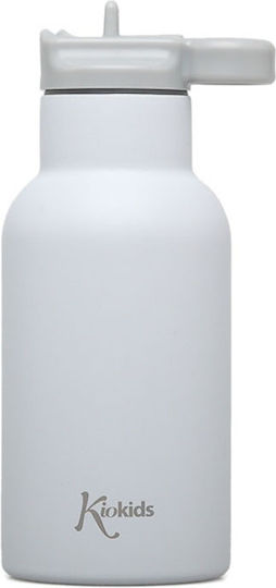 Kiokids Sticlă Pentru Copii Thermos Oțel Inoxidabil Gri 350ml