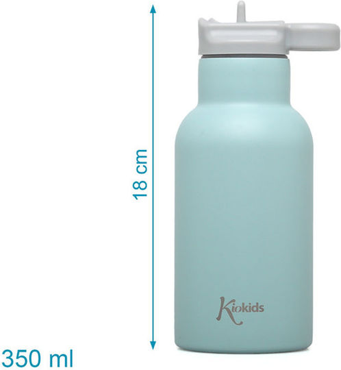 Kiokids Kinderflasche Thermos Rostfreier Stahl Grün 350ml